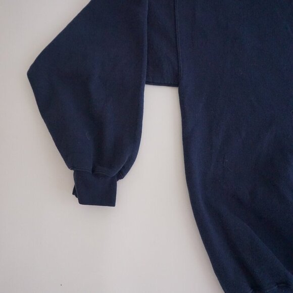 VTG Gildan Navy Heavyweight Cotton Murray's Pub Irish Pub Crewneck Sweater XL - Picture 9 of 10